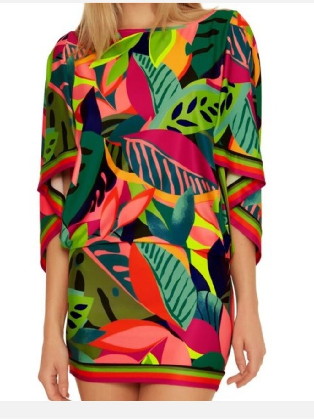 New Trina Turk Rain Forest Swim Coverup Small